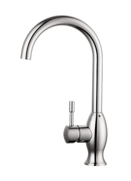 MARXM01001A AISI304 stainless steel mirror polished kitchen faucet